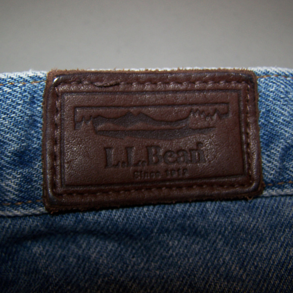L.L. BEAN DOUBLE L CLASSIC FIT BLUE JEANS S3144 - Picture 3 of 8